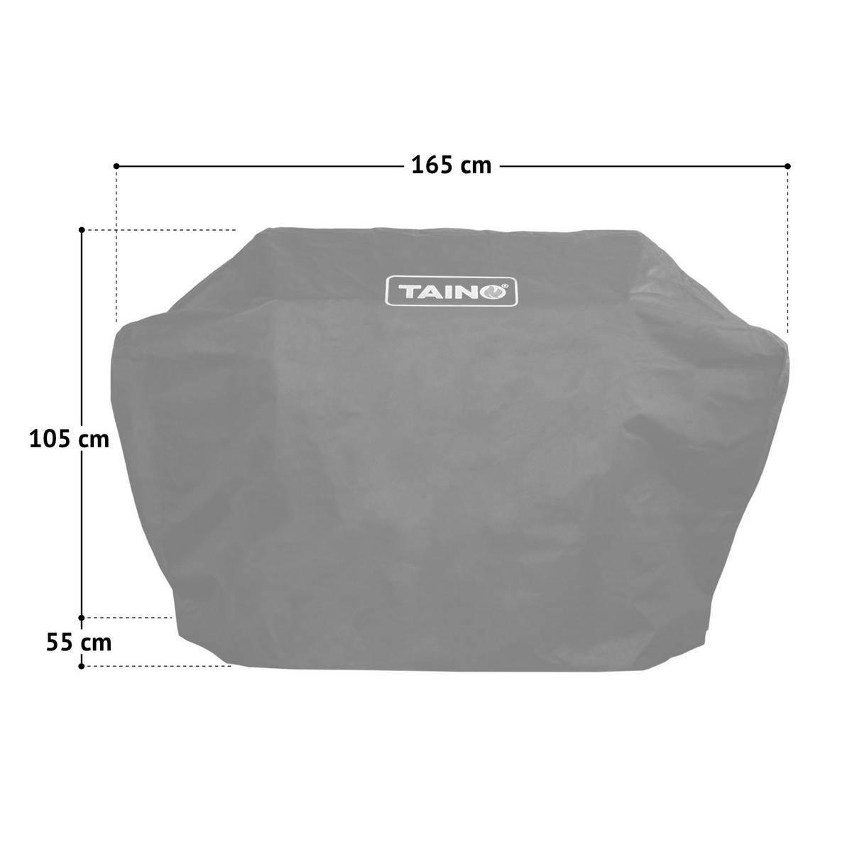 GASGRILL PLATINUM YAMARA 6+2 + Haube - Silberfarben, Metall (159/117/55cm) - TAINO