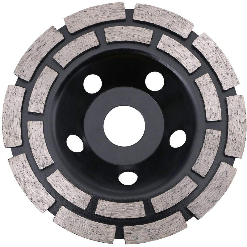 SCHLEIFSCHEIBE – 125 x 22,2 mm - Schwarz, Metall (12.5/12.5/1cm) - DCA