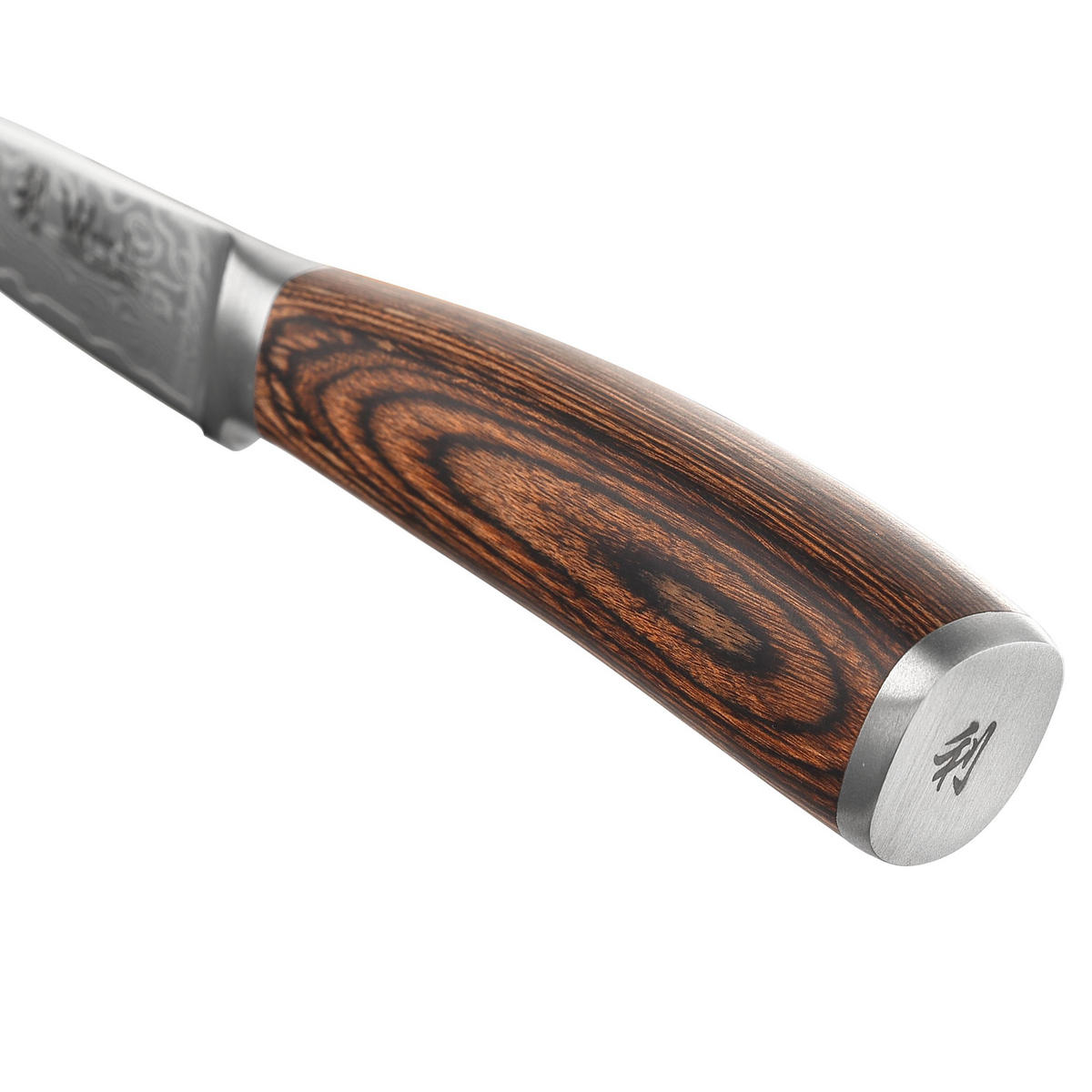 OFFICEMESSER 8 cm - Braun, Holz/Metall (20cm) - Wakoli