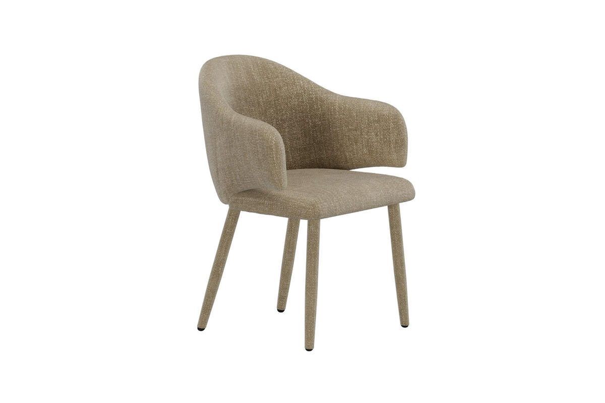 ESSZIMMERSTUHL Kera Beige 2er Set - Beige, Holz/Textil (57/79/54cm) - kommodly