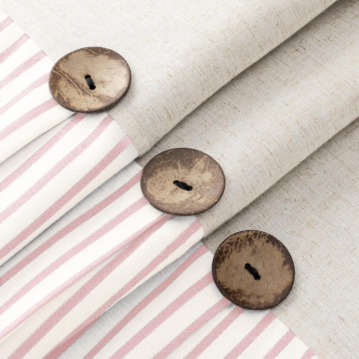 DUSCHVORHANG Rosa Polyester maschinenwaschbar wasserdicht breit lang für Badezimmer - Pink, Textil (183/183cm) - MCBOSON