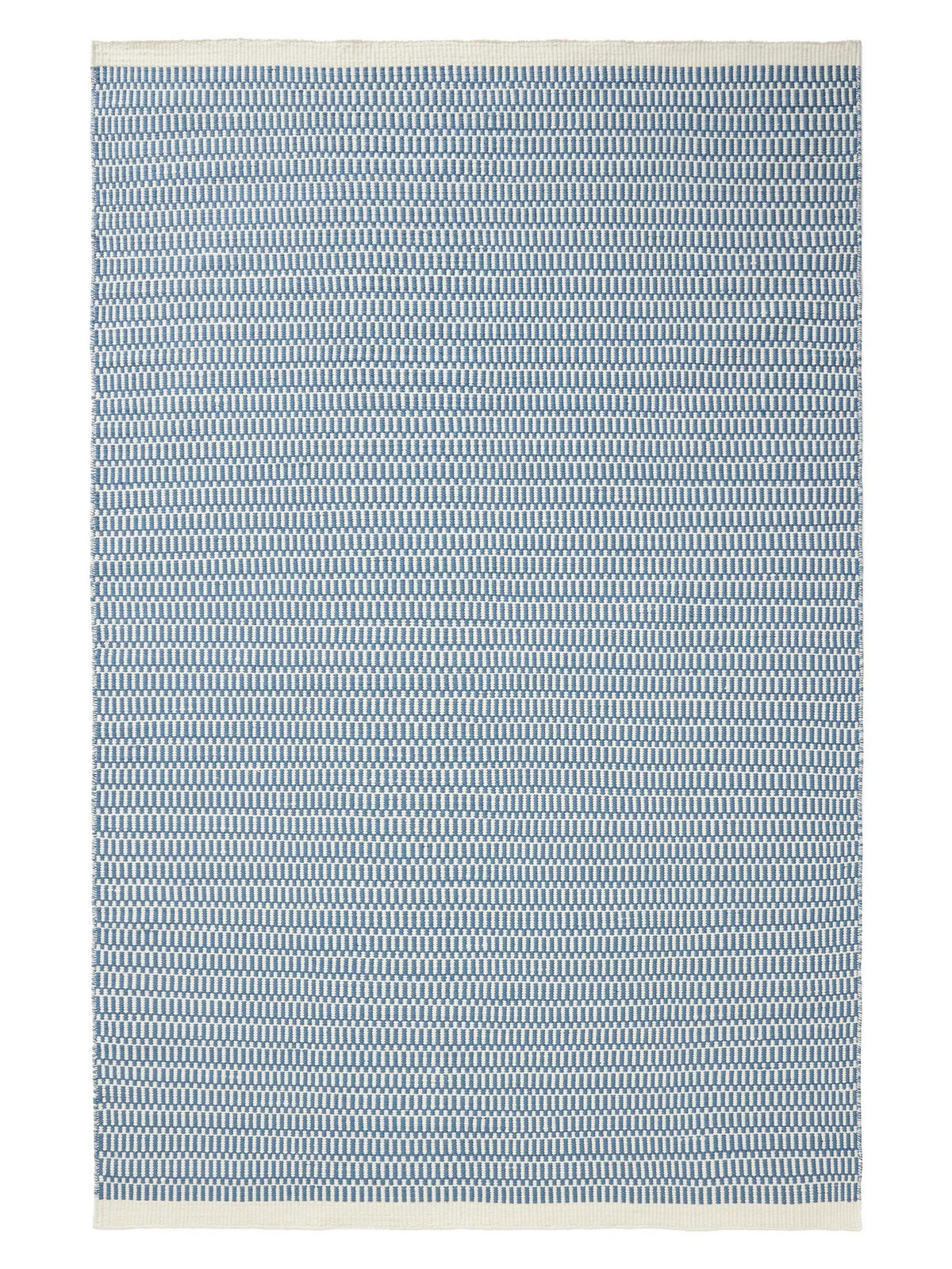 WOLLTEPPICH Laura handgewebt 120/170 cm - Blau, Naturmaterialien/Textil (120/170cm) - benuta Pure