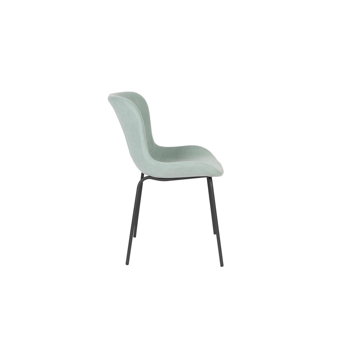 ESSZIMMERSTUHL Junzo Rib Hellgrün - 2 er Set - Grün, Textil (48/81.5/56cm) - Housecraft Living