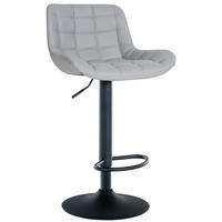 BARHOCKER Tover 81-105x48x54 cm grau - Grau, Metall (48/81/54cm) - furnicato