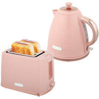 TOASTER mit Wasserkocher DE-07953 Rosa - Pink, Metall (19.5/23.4/24.2cm) - ComfortXL