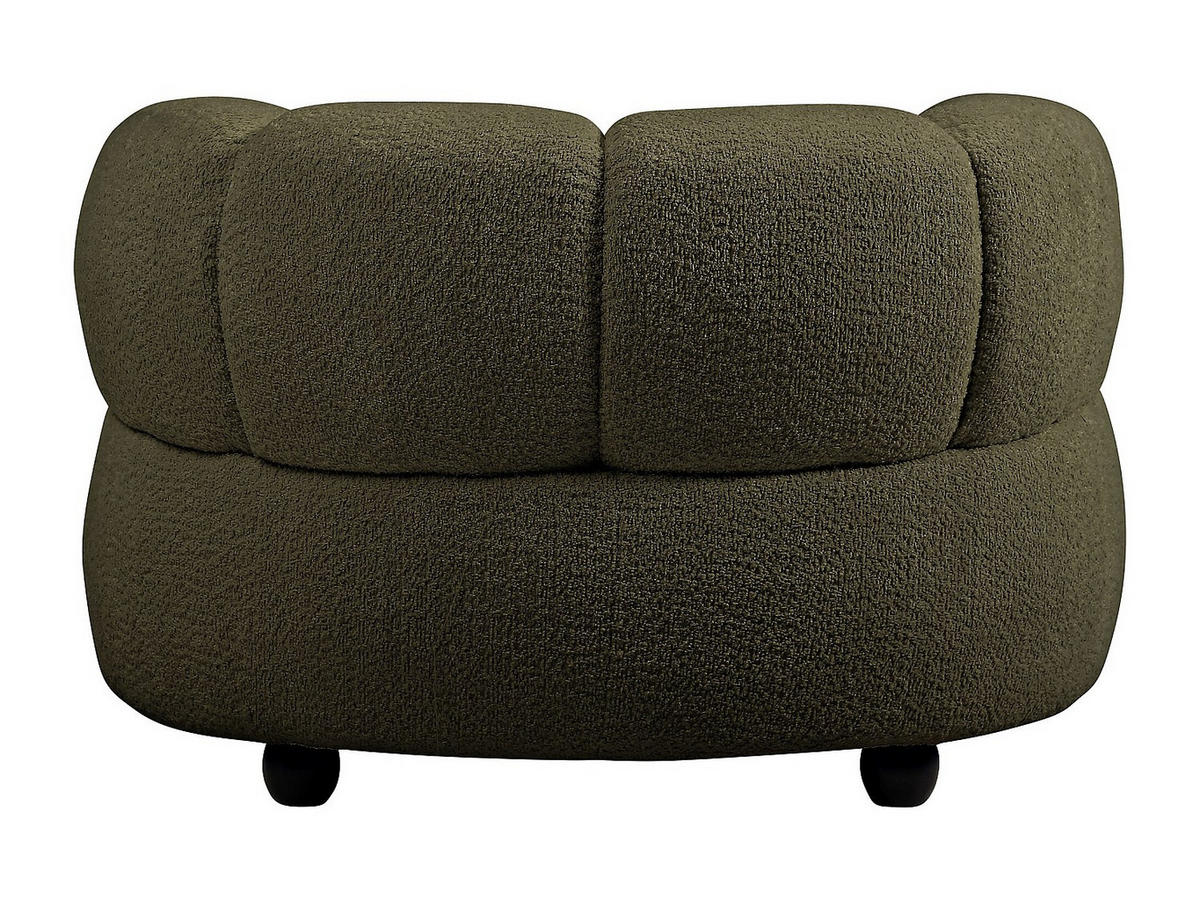SESSEL mit gerader Rückenlehne - 1 Person - stoff - grün Coliani - Grün, Holz/Textil (108/73/87cm) - Vente-Unique
