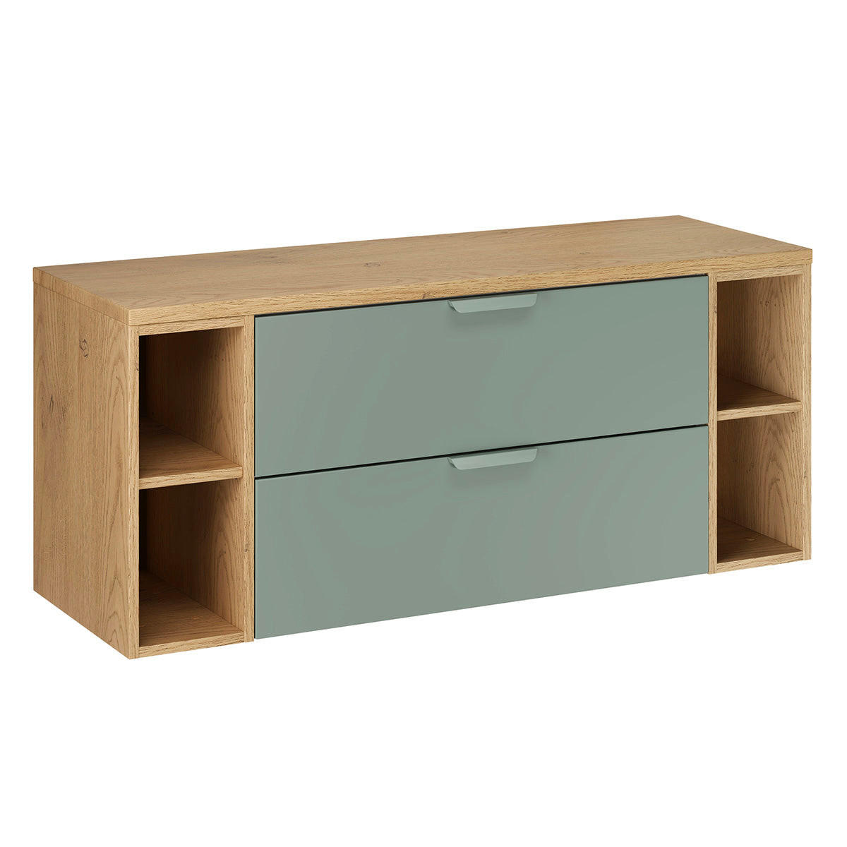 WASCHTISCHUNTERSCHRANK 120.6cm Oria Grün - Grün, Holzwerkstoff (120.6/50/46.5cm) - Petits-meubles