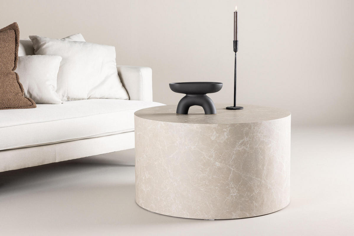 COUCHTISCH YORK Grau 80x80x45 cm - Grau, Holzwerkstoff (80/80/45cm) - FURNLUX