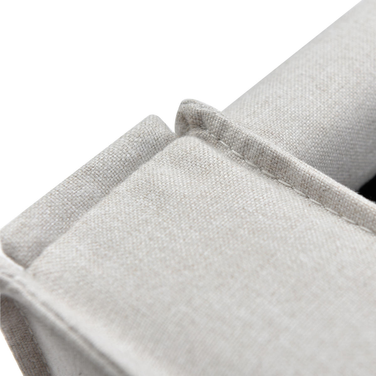 POLSTERBETT 140/200 cm Hellgrau mit Stauraum und Lattenrost - Hellgrau, Textil (140/200cm) - OKWISH