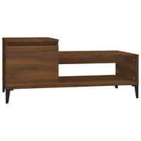 COUCHTISCH Braun Eichen-Optik 100x50x45 cm Holzwerkstoff - Braun, Holzwerkstoff (100/50/45cm) - furnicato