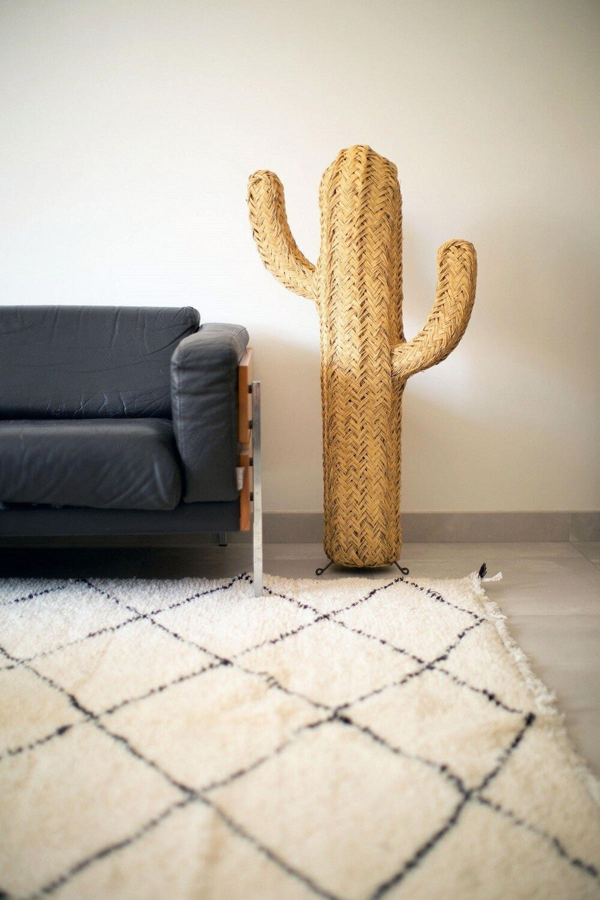 BERBERTEPPICH marokkanisch schwarz weiß Kasbah beige - Beige, Naturmaterialien (250/350cm) - AFK Living