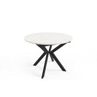 ESSTISCH LEIA Weiß 100x138x78 cm - Weiß, Holzwerkstoff (138/100/78cm) - FURNLUX