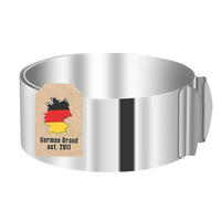 KUCHEN BACKFORM - Silberfarben, Metall (16/6/16cm) - Intirilife