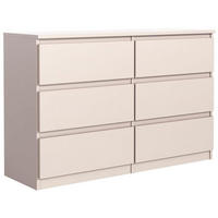 KOMMODE mit Schubladen Kaschmir 138,6 x 78,5 x 39 cm - Kaschmir, Holzwerkstoff (138.6/78.5/39cm) - MebLocker