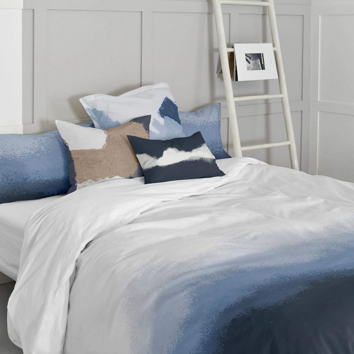 KISSENBEZUG nightfall 60x60 cm mehrfarbig - Multicolor, Textil (60/60cm) - Happy Friday