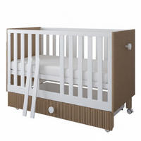 GITTERBETT Bebella - Weiß, Naturmaterialien (60/120cm) - kiki design