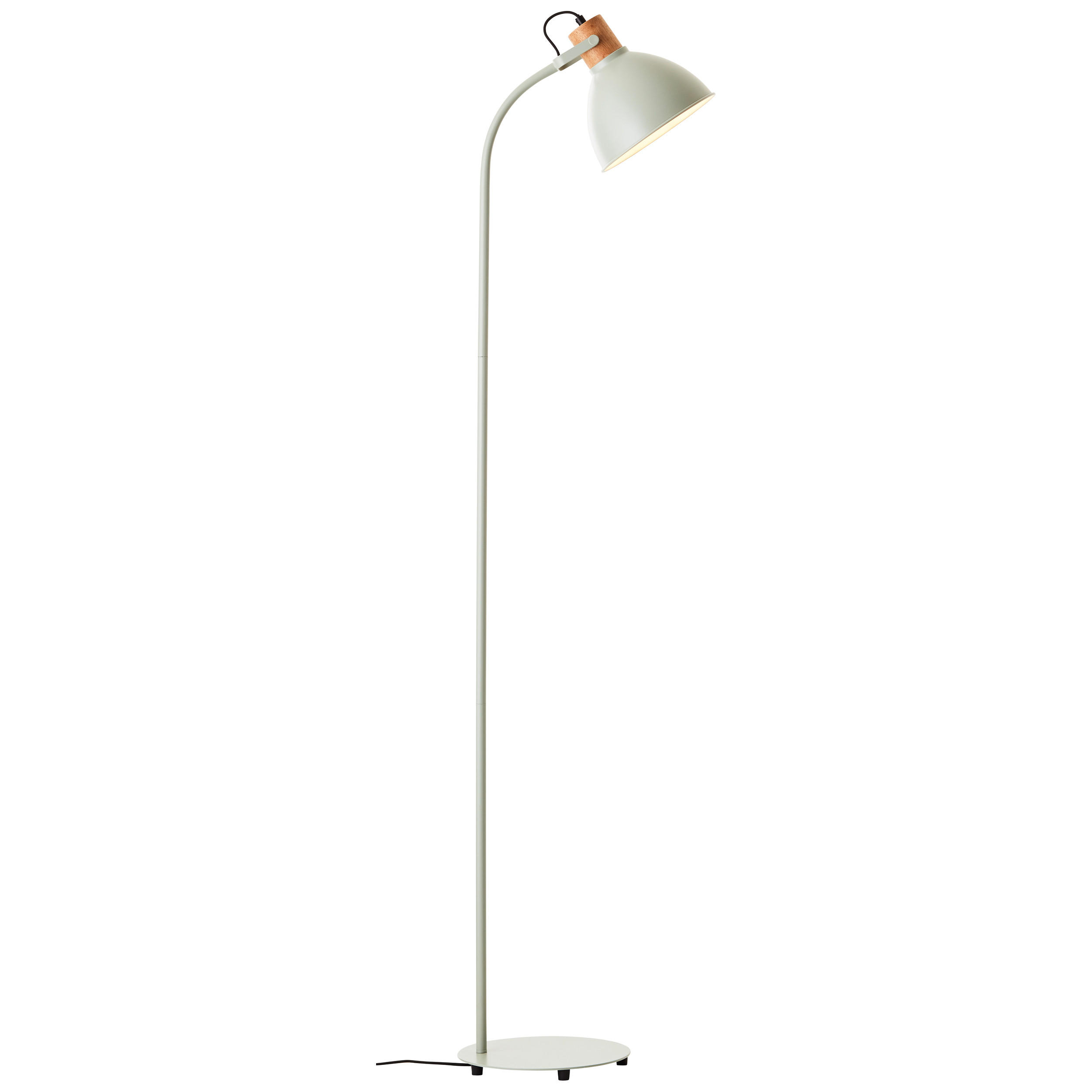 STANDLEUCHTE Erena 94556/63 - Grün, Holz (35/25/150cm) - Brilliant