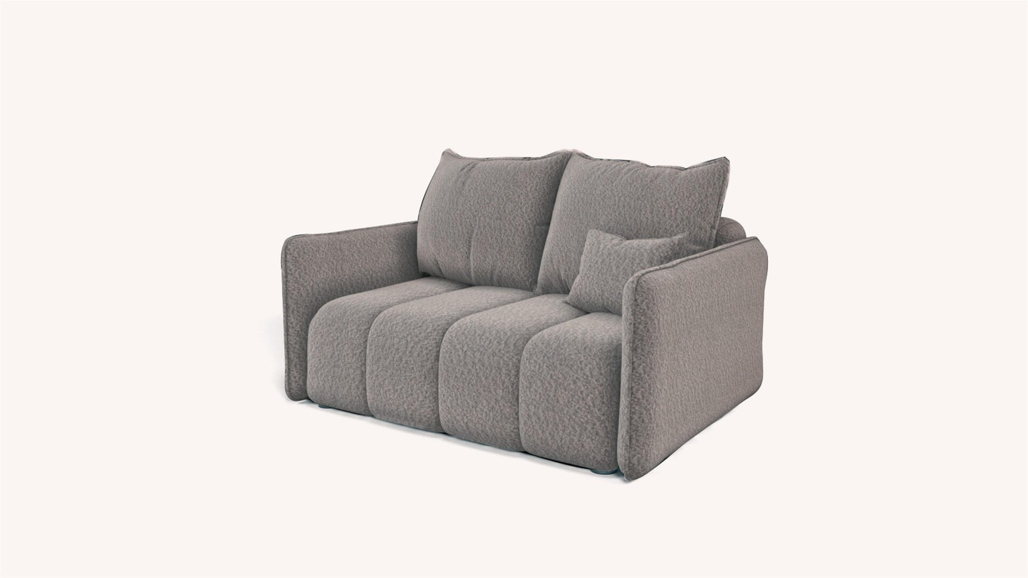 SOFA 2-sitzer Morgano - Beige, Holzwerkstoff/Textil (150/86/102cm) - Fun Möbel