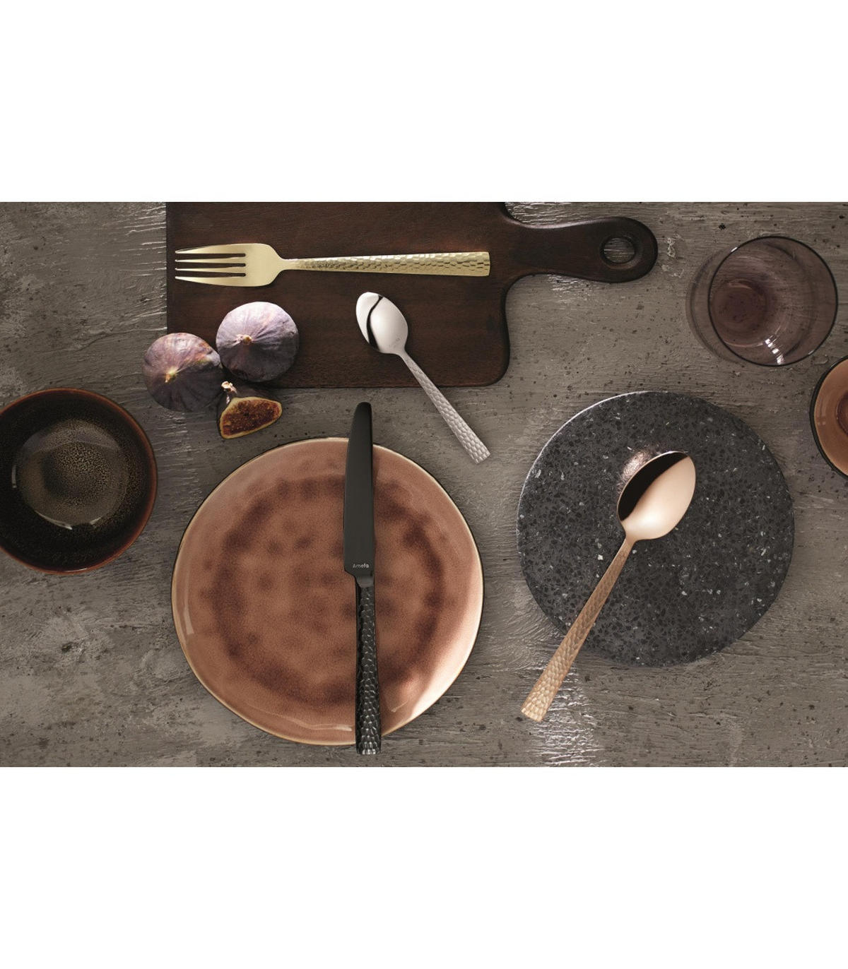 BESTECKSET Felicity 24-teilig - Silberfarben, Metall