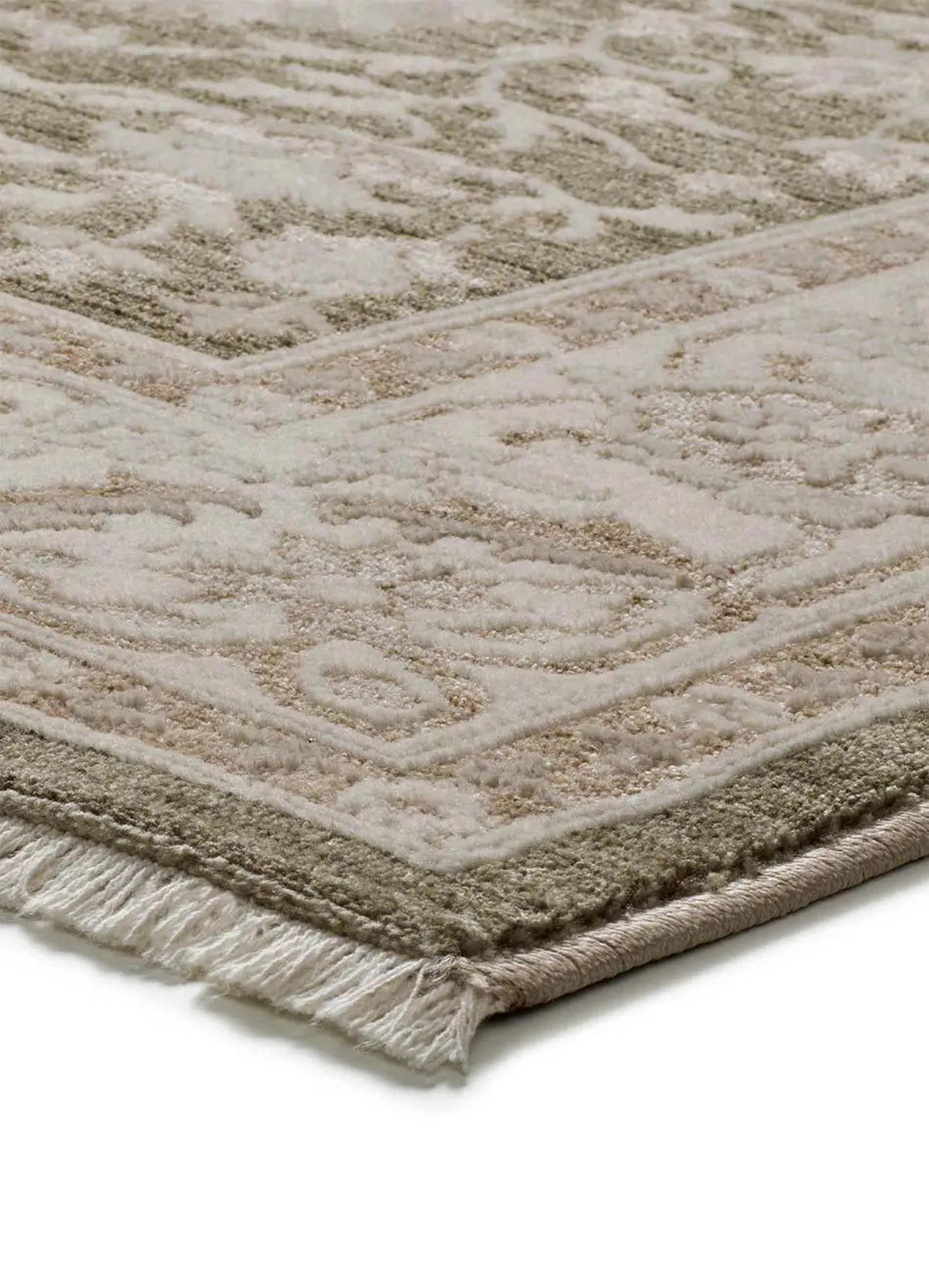 ORIENTTEPPICH Grün / Beige Ona 200/290 cm - Beige/Grün, Naturmaterialien/Textil (200/290cm) - Atticgo