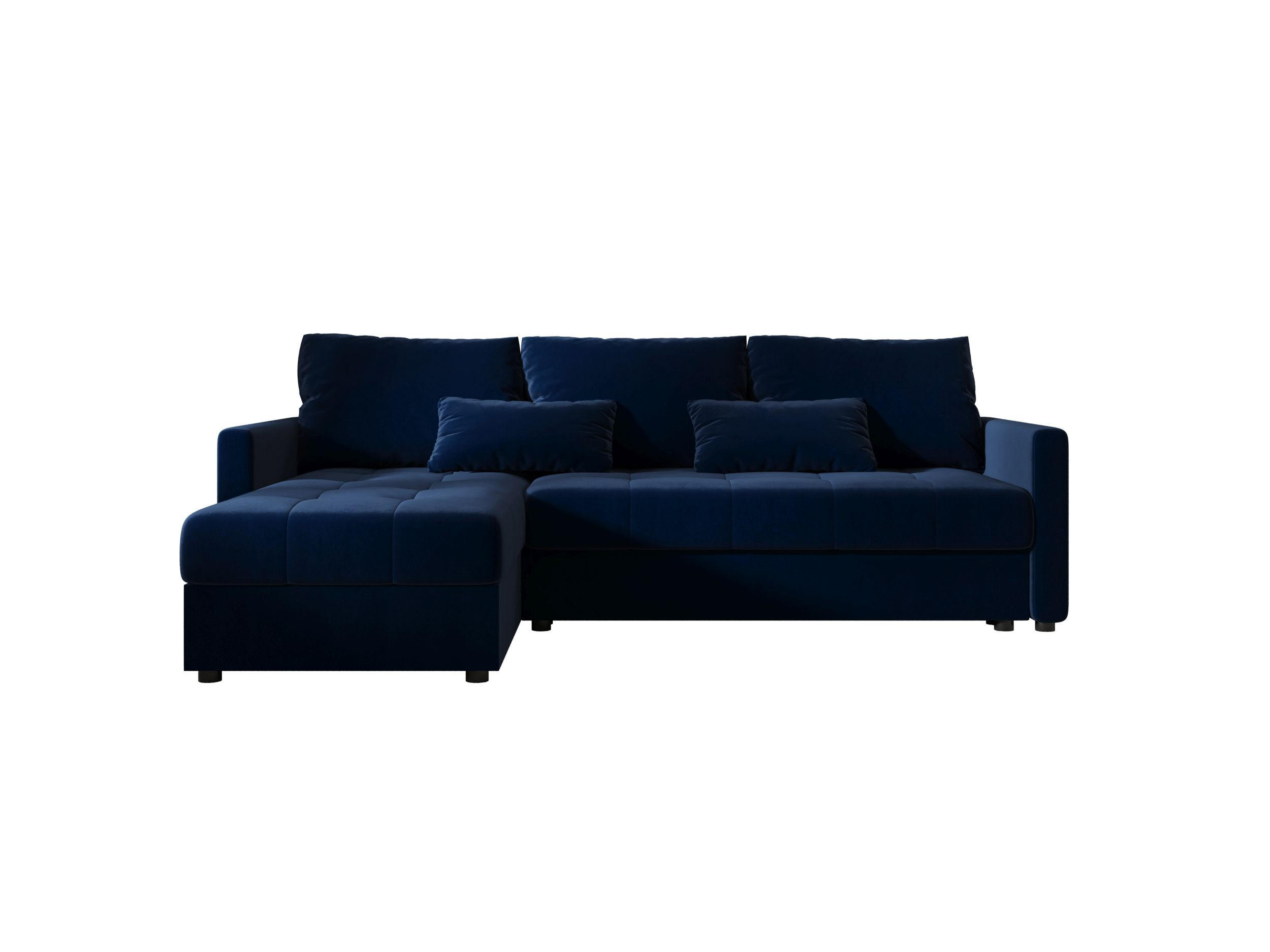 ECKSOFA MOS L BIS Itaka 11 Links mit Schlaffunktion - Dunkelblau, Textil (220/143cm) - Bedante