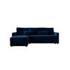 ECKSOFA MOS L BIS Itaka 11 Links mit Schlaffunktion - Dunkelblau, Textil (220/143cm) - Bedante