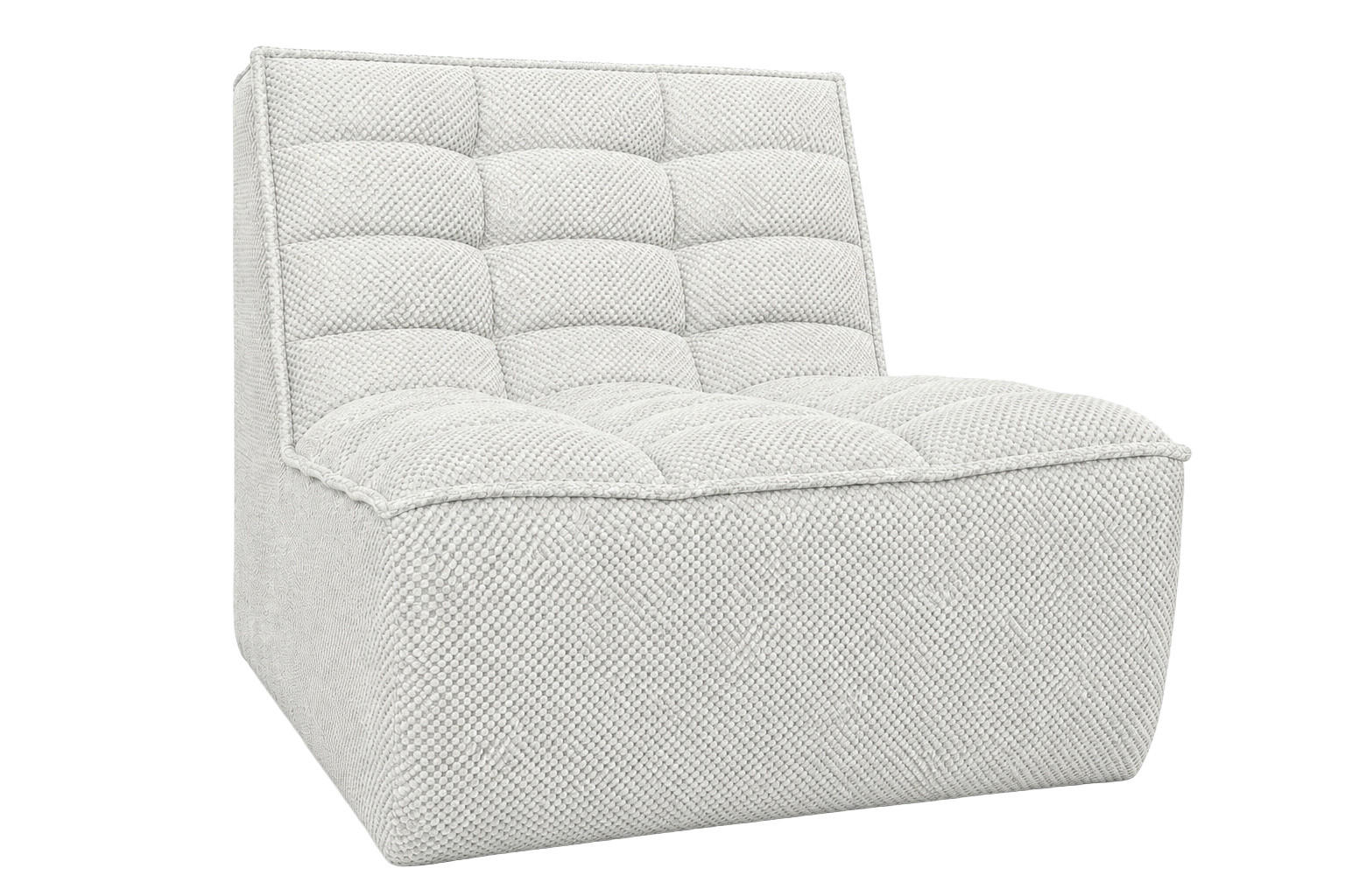 Kaiser Möbel KŘESLO, lounge křeslo, plyšová tkanina Pop, Ice, LAZY