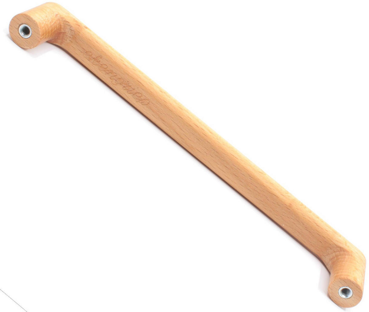 MÖBELGRIFF BA 160mm, Holzgriff Möbel, Küchengriff Buche massiv - Braun, Holz (1.4/2.8/17.4cm)