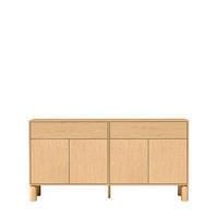 KOMMODE Sanden SN-1 Graphit - Graphitfarben, Holzwerkstoff (180/91.6/40.6cm)