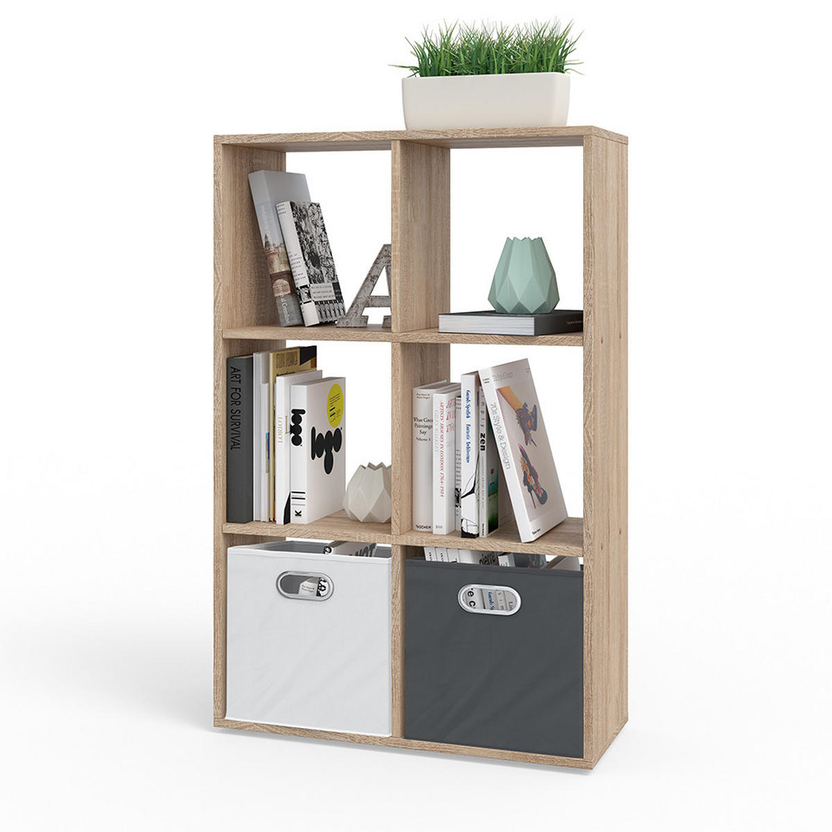 RAUMTEILER Karree Sonoma 72 x 107.8 cm - Sonoma Eiche, Holzwerkstoff (72/107.8/29cm) - Vicco