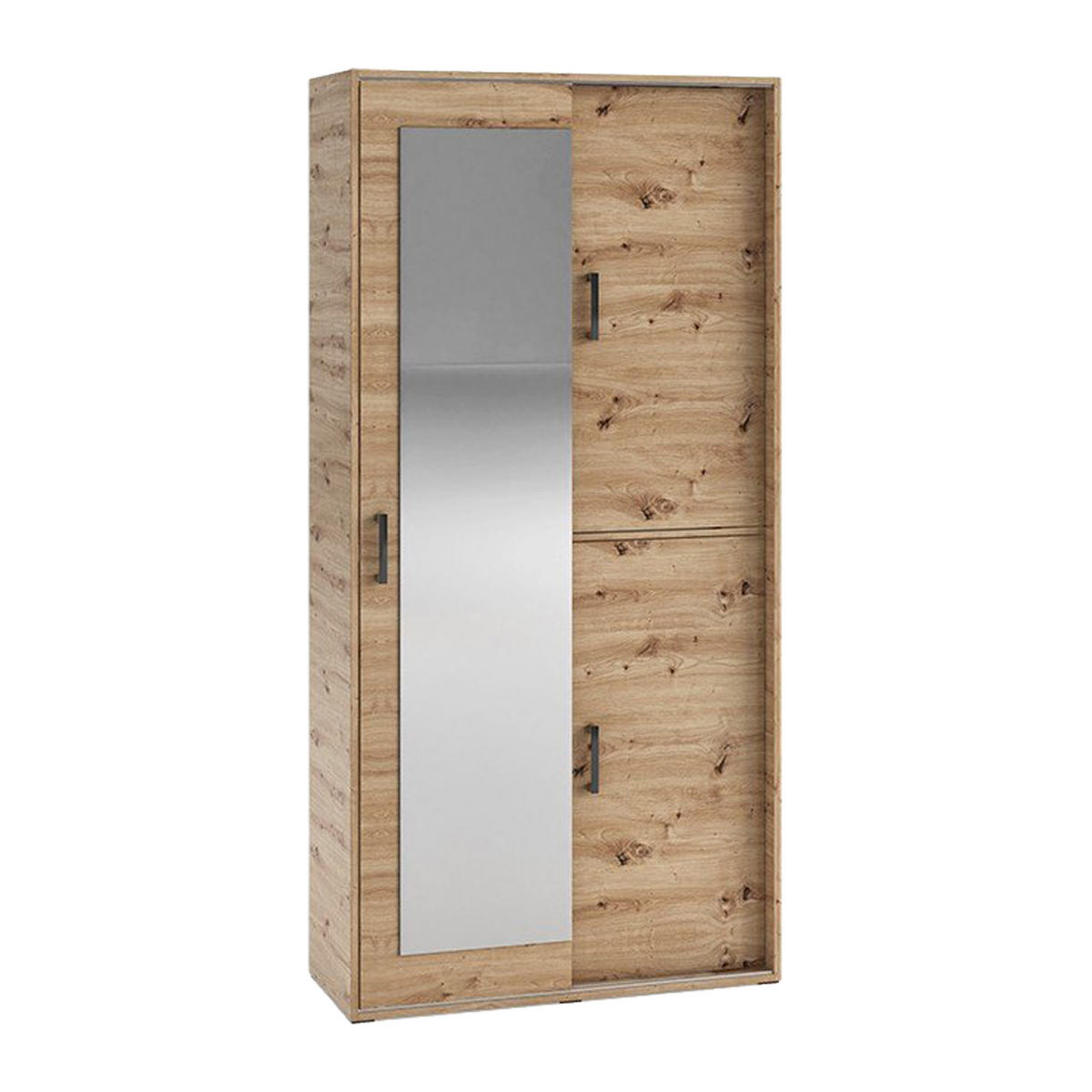 GARDEROBENSCHRANK BENVENO 100/21040 Modern Garderobenschrank Eiche Artisan - Eiche Artisan, Holzwerkstoff (100/210/40cm) - MASSENO