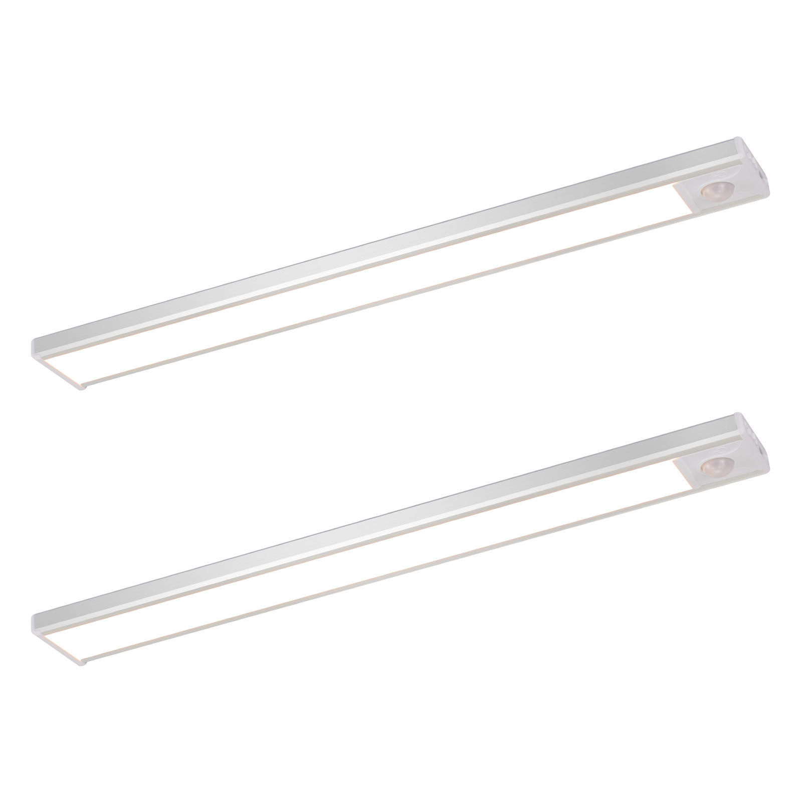WANDLEUCHTE Stralhügel 4/1/40 cm (2er-set) - Silberfarben, Metall (4/1/40cm) - ZMH