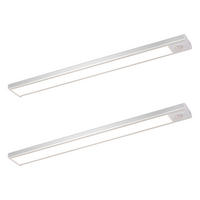 WANDLEUCHTE Stralhügel 4/1/40 cm (2er-set) - Silberfarben, Metall (4/1/40cm) - ZMH