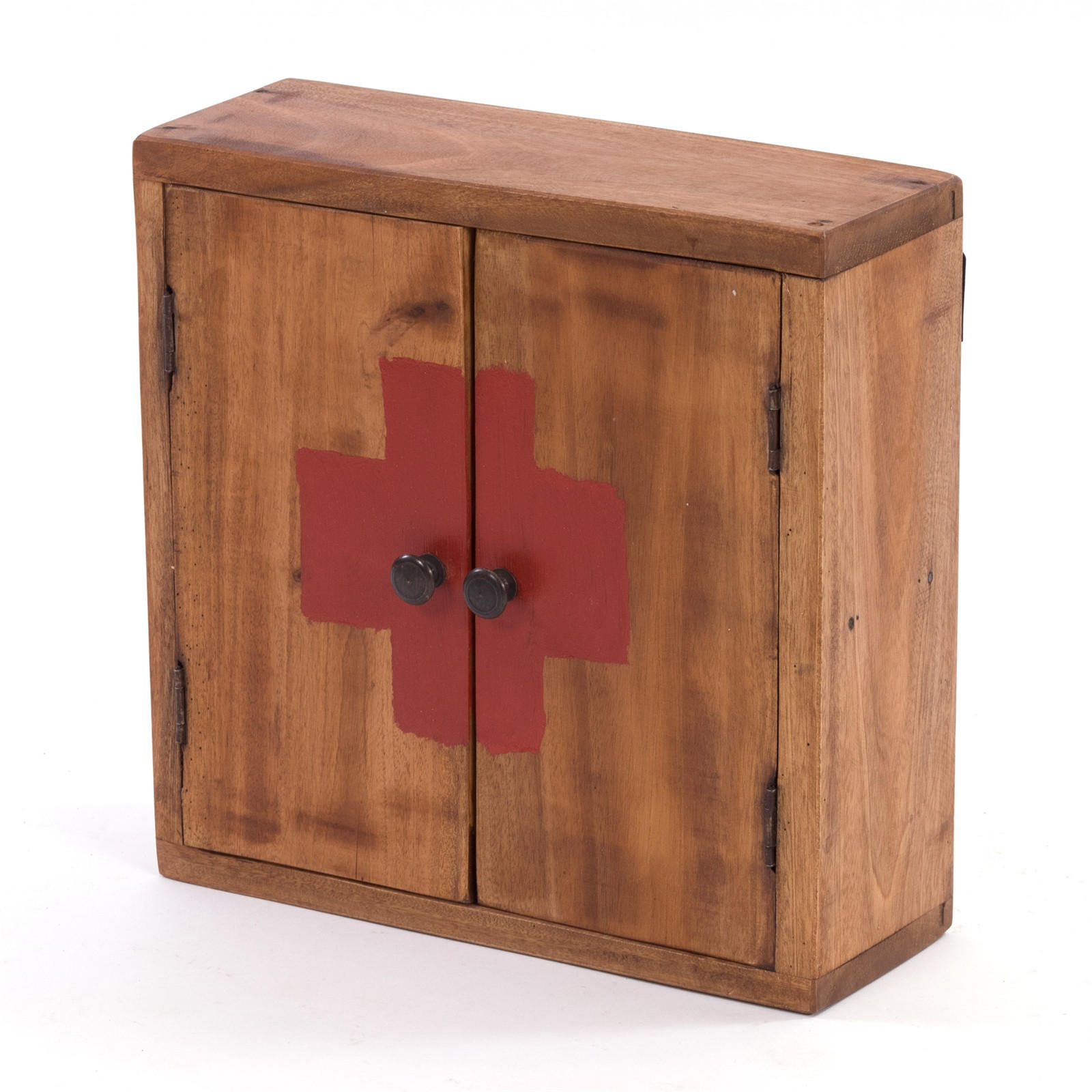 MEDIZINSCHRANK MEDIC 35 Mahagoni Massivholz 08 honigfarben gewachst - Honig, Holz (35/35/13cm) - DESIGN DELIGHTS