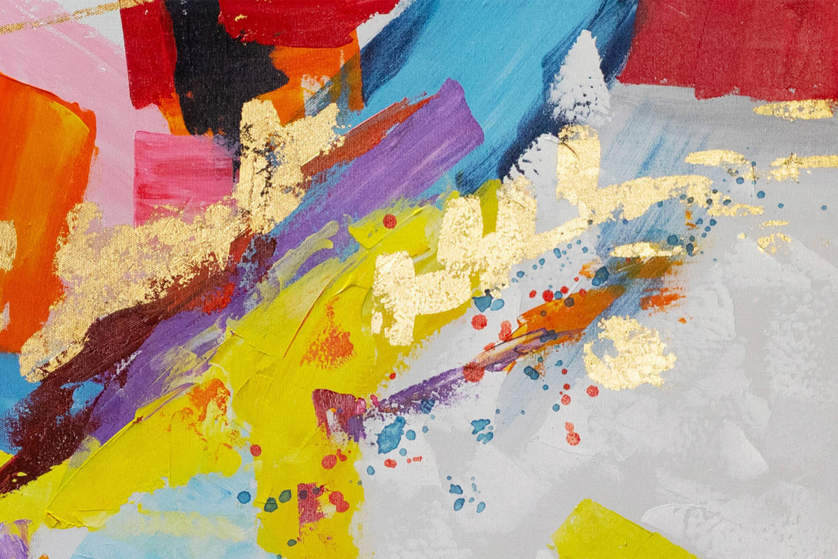 ÖLGEMÄLDE 150/50 cm - Multicolor, Holz/Textil (150/50cm) - KUNSTLOFT