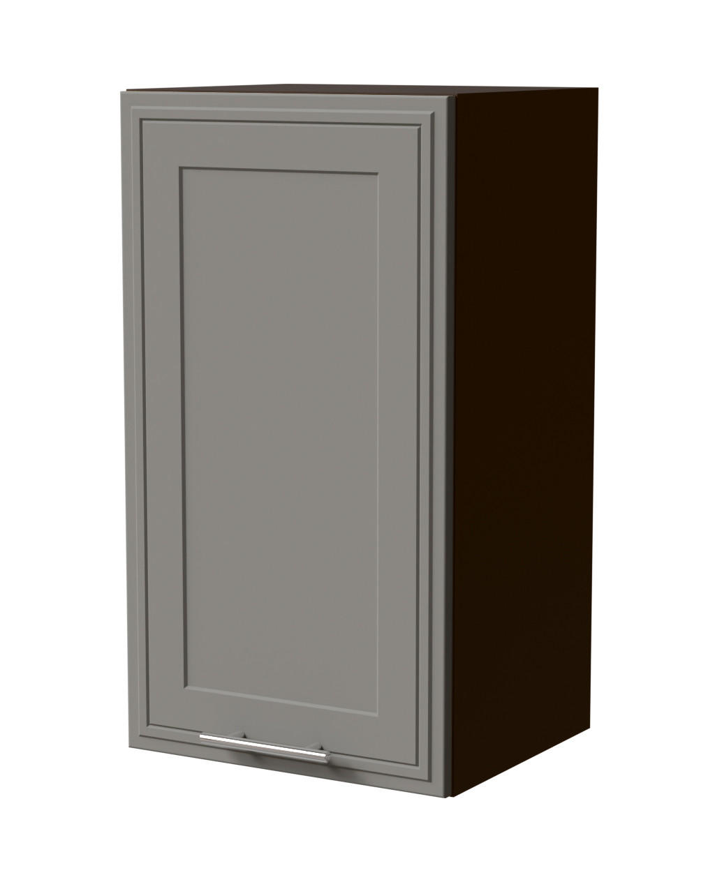 HÄNGESCHRANK Salo W2/40 Lava / Dust Grey Matt 40 / 32,5 / 72cm - Dunkelgrau/Grau, Holz/Holzwerkstoff (40/72/32.5cm) - Feldmann-Wohnen