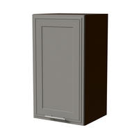 HÄNGESCHRANK Salo W2/40 Lava / Dust Grey Matt 40 / 32,5 / 72cm - Dunkelgrau/Grau, Holz/Holzwerkstoff (40/72/32.5cm) - Feldmann-Wohnen