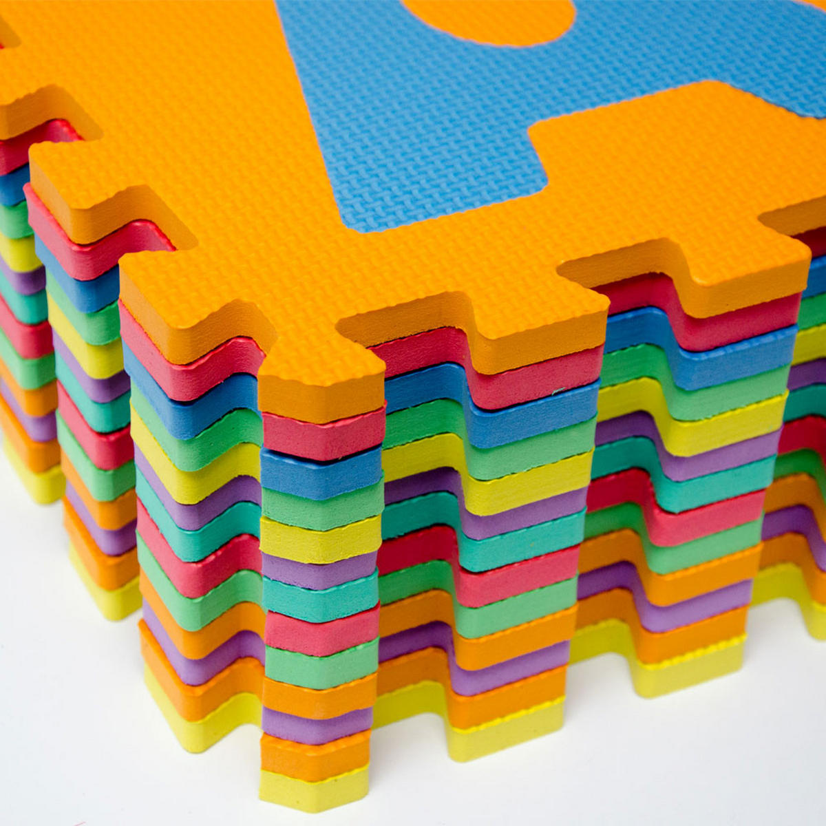 SPIELMATTE ab Null - 150 cm Puzzlematte Alphabet - Multicolor, Kunststoff (30/30cm) - Littletom