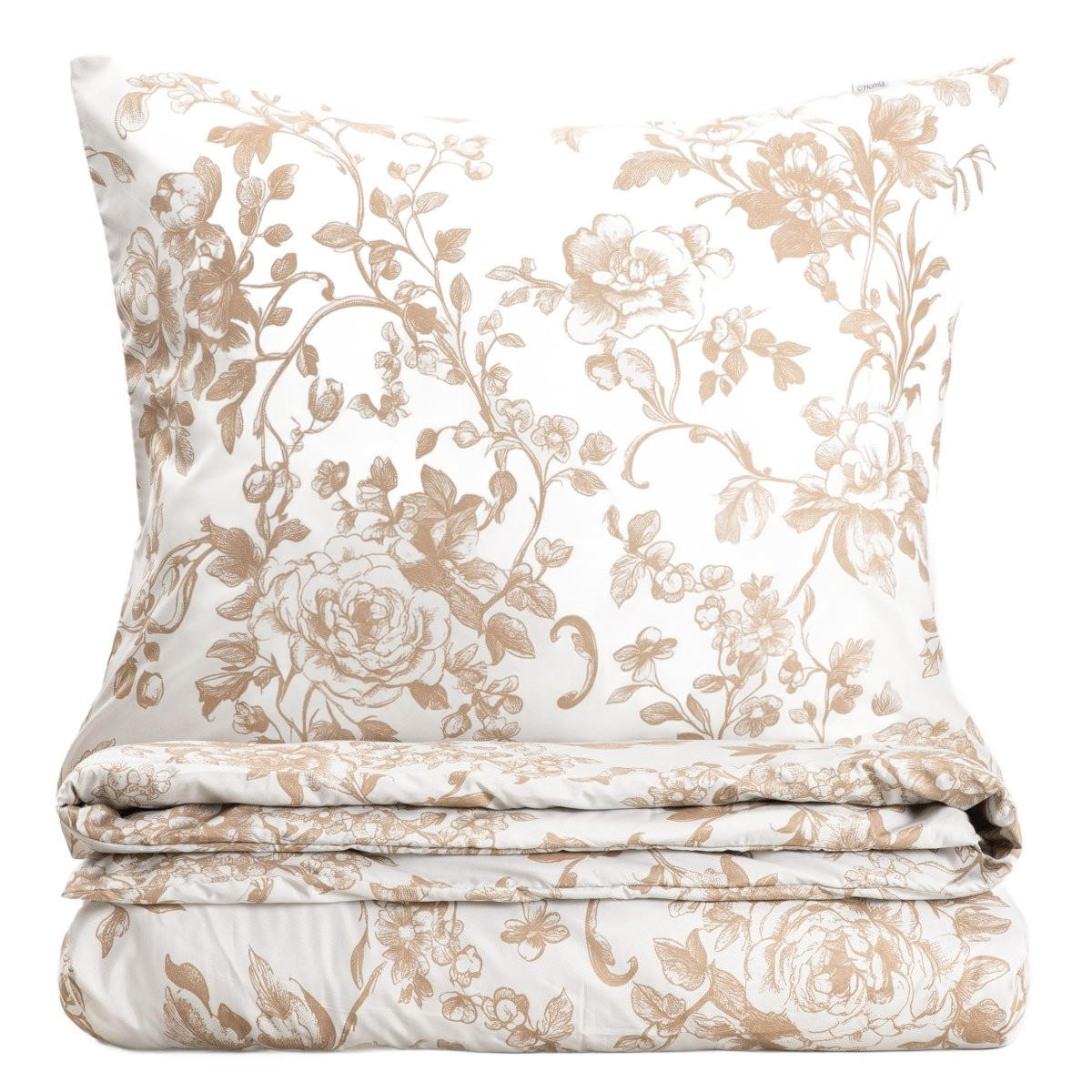 BETTWÄSCHE Elena Mikrofaser 220/200 cm - Beige, Textil (220/200cm) - Homla