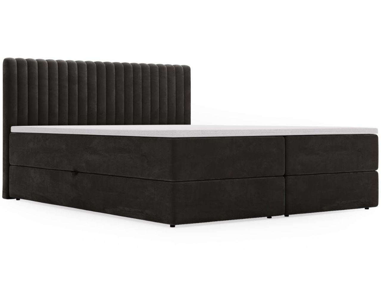 Graingold Boxbett Anthrazit 160x200 cm
