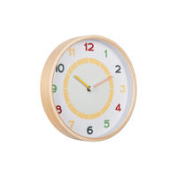 WANDUHR Chico Ø25 cm - Multicolor, Holz (25/25/4.5cm) - Karlsson