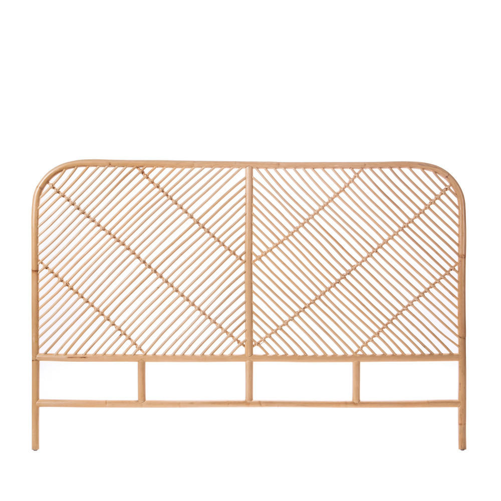 RATTANSENKOPFTEIL 188 cm - KAYAN - Natürlich - Naturfarben, Naturmaterialien (188/112/3cm) - Drawer