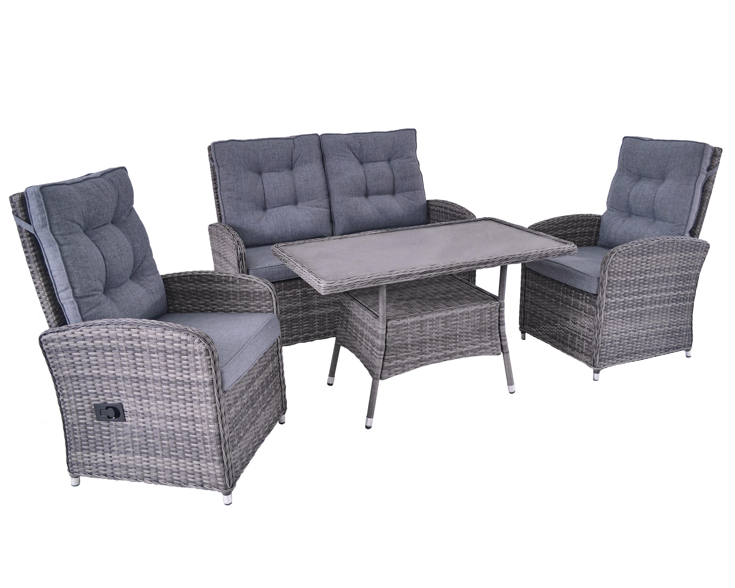 dasmöbelwerk Loungeset Grau
