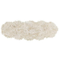 KUNSTSCHAFFELL-TEPPICH Mamungari 180/60 cm - Beige, Kunststoff (60/180cm) - Beliani