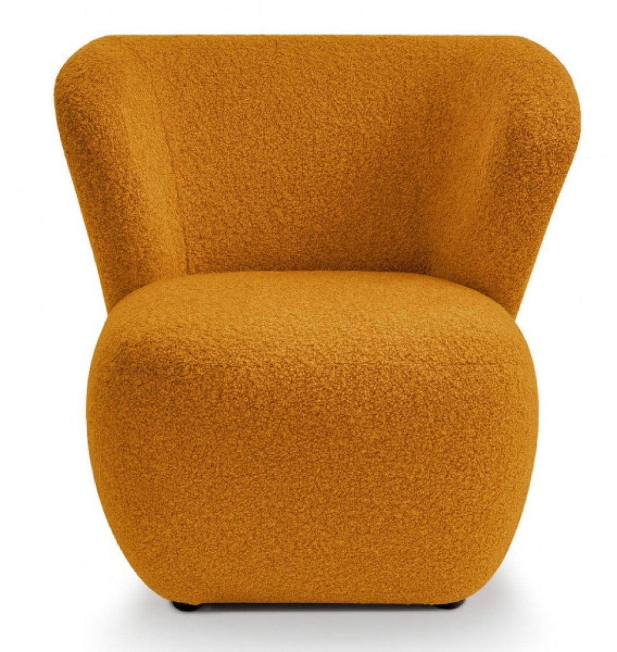 SESSEL Orange EVA Mit Breit Rückenlehne In Bouclé Stoff - Orange, Textil (82/74/74cm) - Sepro Meble