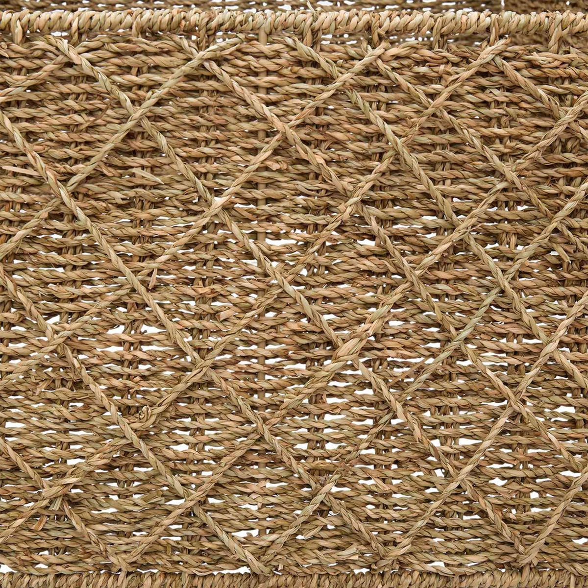 WEIHNACHTSBAUMKRAGEN 50/50/25 cm Braun Seegras - Braun, Naturmaterialien (50/25/50cm) - vidaXL