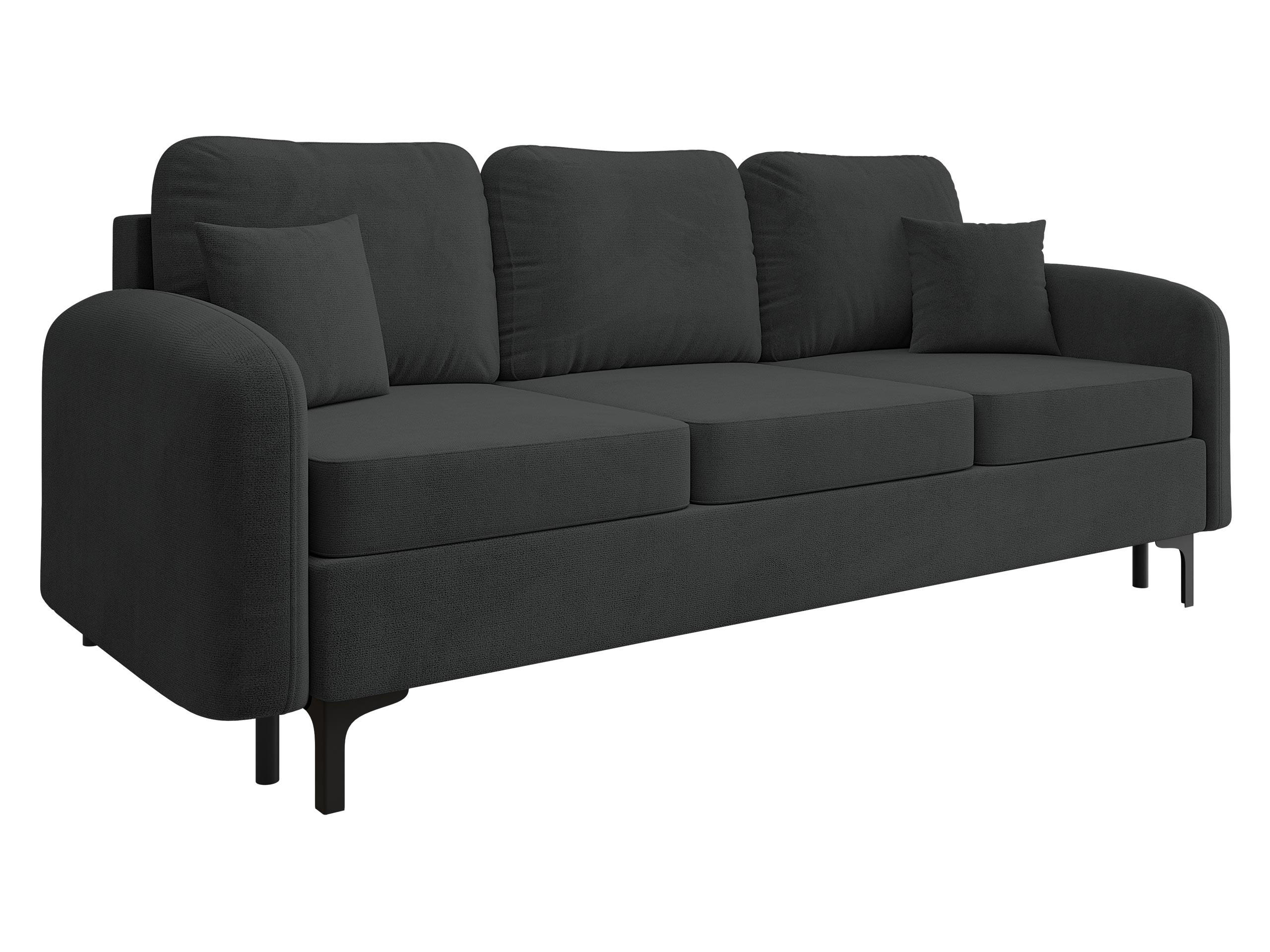 SCHLAFSOFA Venice - Schwarz, Holz/Textil (225/96/94cm) - MIRJAN24