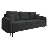 SCHLAFSOFA Venice - Schwarz, Holz/Textil (225/96/94cm) - MIRJAN24