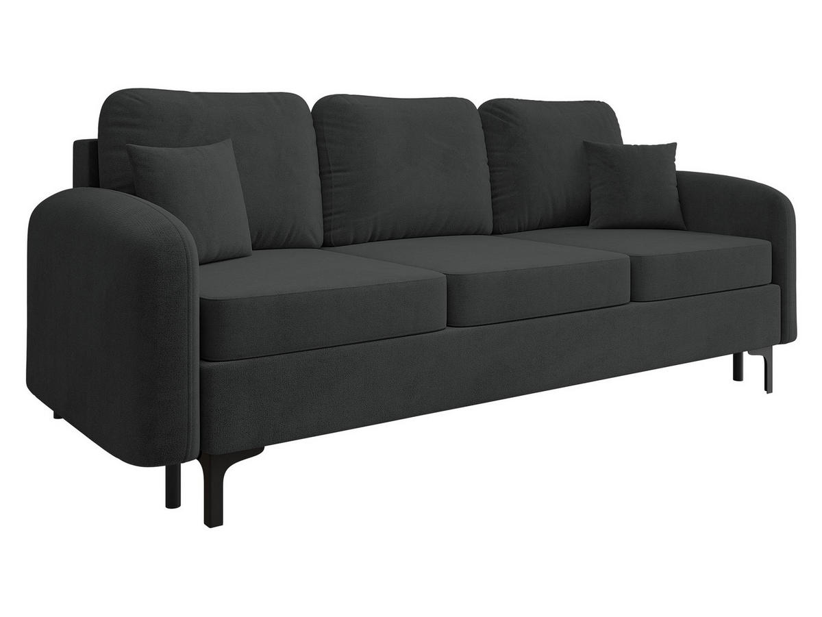 SCHLAFSOFA Venice - Schwarz, Holz/Textil (225/96/94cm) - MIRJAN24