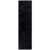 TEPPICH Hochflor Samt-Design, plüschig DOVEL, Schwarz 60x230 cm - Schwarz, Textil (60/230cm) - KADIMA DESIGN